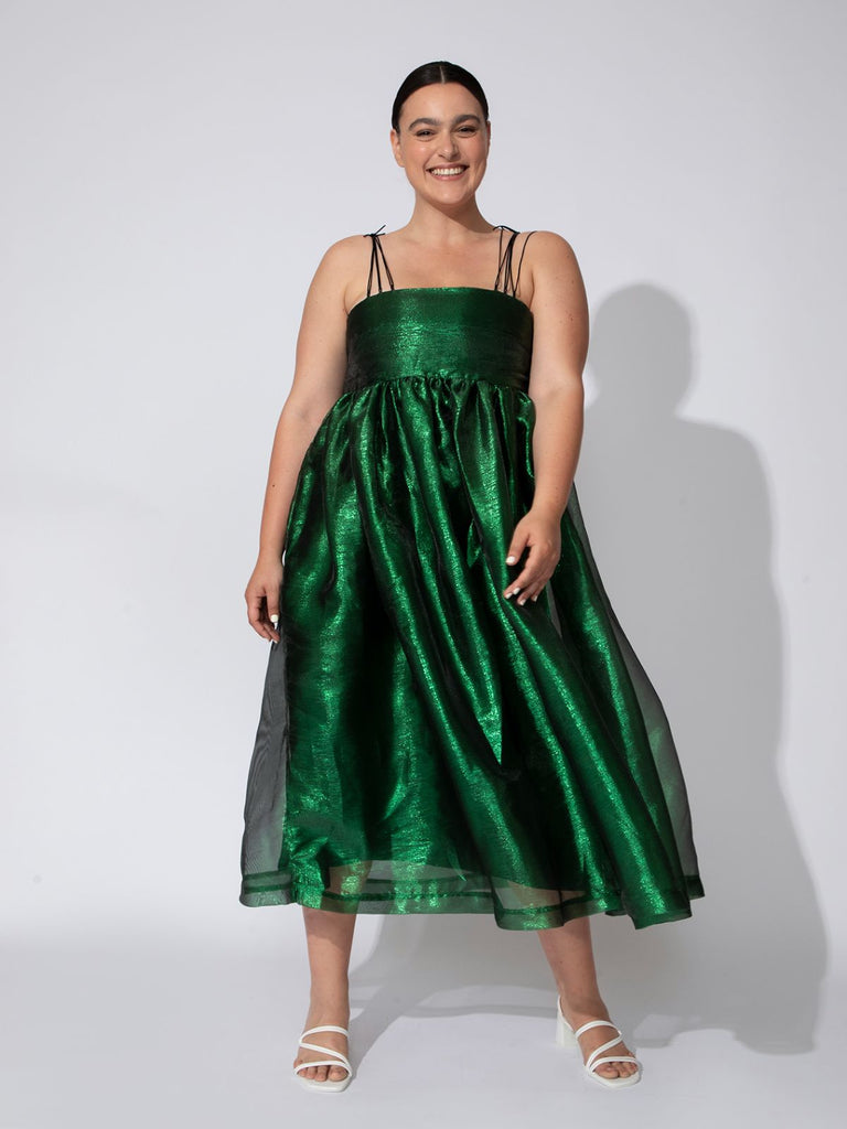 Shahar Avnet Sparkle Candy Dress - Green - Moxie TLV