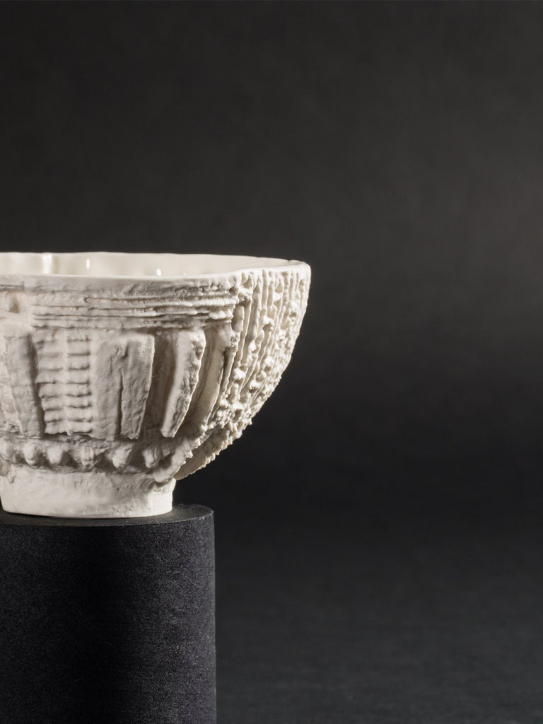 Tamara Efrat Porcelain Bauhaus Small Bowl VII - Moxie Tel-Aviv