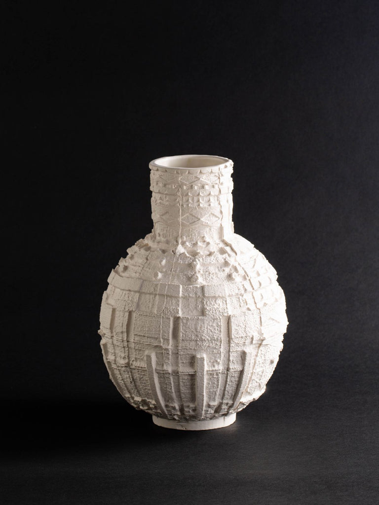 Tamara Efrat Porcelain Bauhaus Vase - Moxie TLV