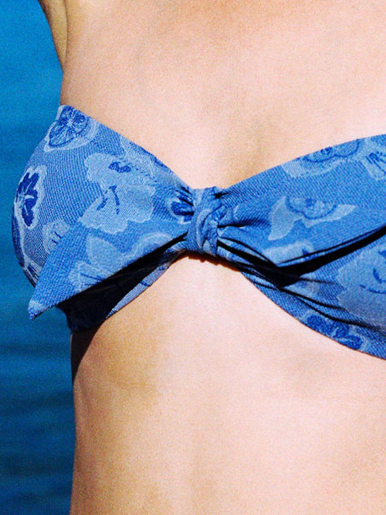 Anna Rosen Blue Dahlia Bikini Set - Moxie Tel-Aviv