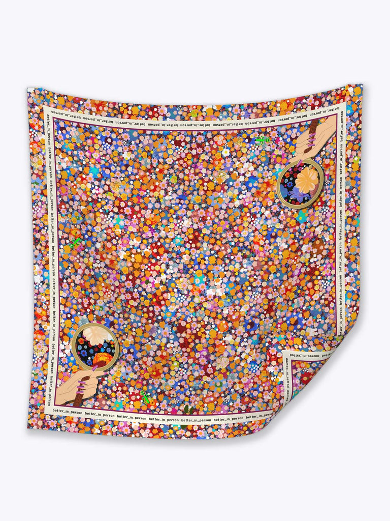 Better in Person Joey Silk Scarf - Moxie TLV
