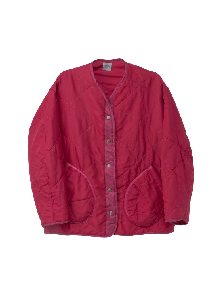 Hilal Pink Upcycled Quilted Jacket - Moxie TLV