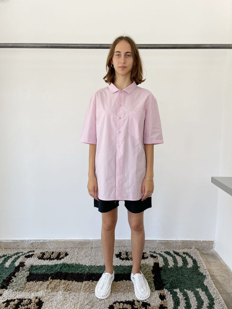 Maya Bash Buttoned Shirt - Light Pink - Moxie TLV