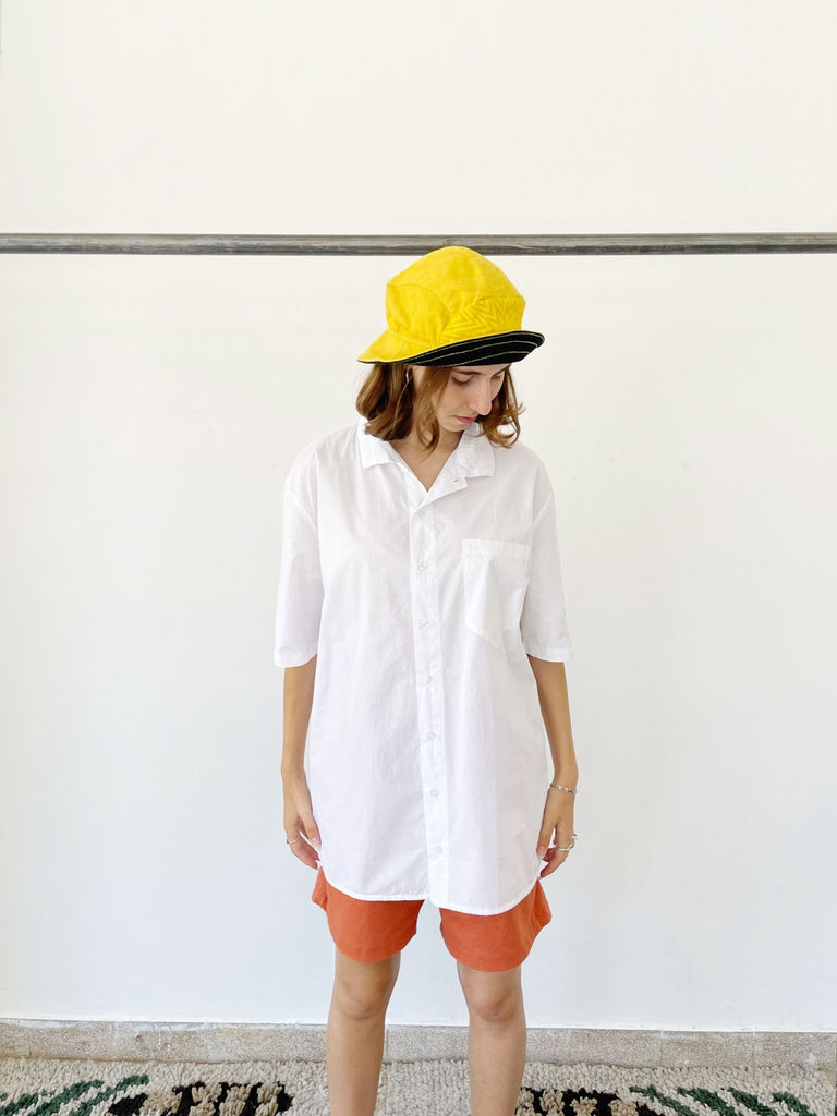 Maya Bash Buttoned Shirt - White - Moxie TLV