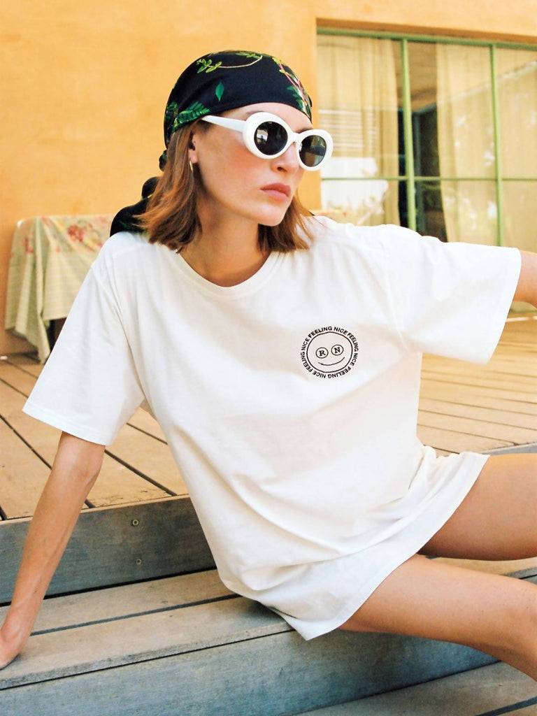 Ronna Nice Smile logo T-shirt - Moxie Tel-Aviv