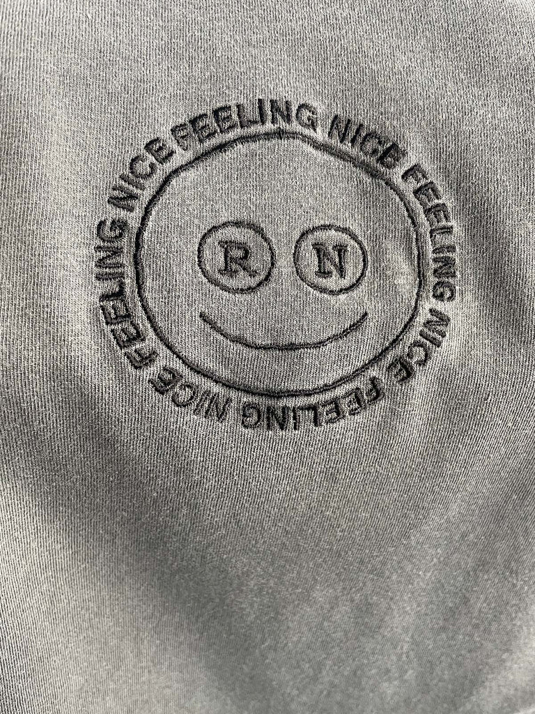 Ronna Nice Unisex Smile Logo T-shirt - Grey - Moxie TLV