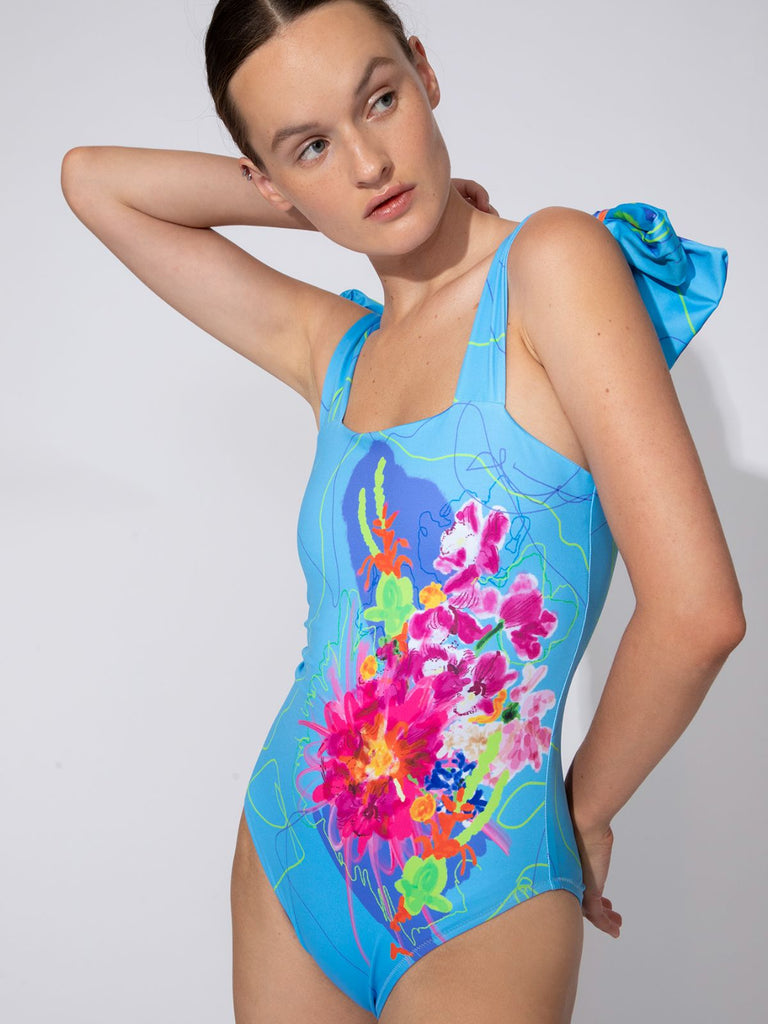 Shahar Avnet Dreamy Summer Swimsuit - Flower Print - Moxie TLV