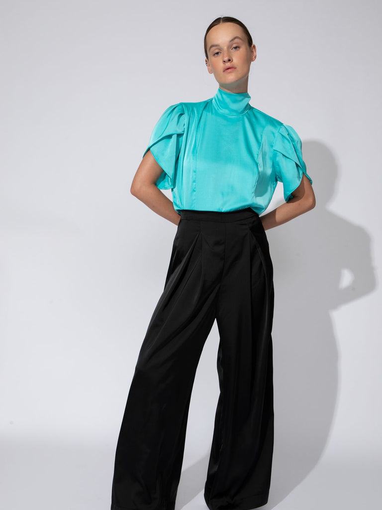 Shahar Avnet Elegant Rose Shirt - Light Blue - Moxie TLV