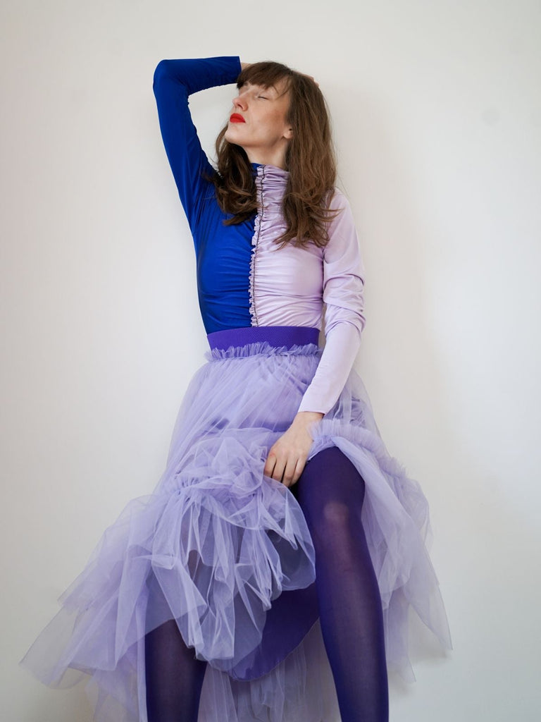 Shahar Avnet Lilac Celebration Skirt - Moxie TLV