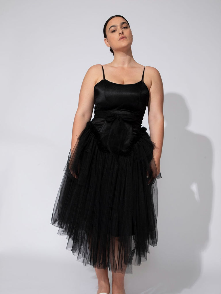 Shahar Avnet Rock Princess Tulle Dress - Black - Moxie TLV