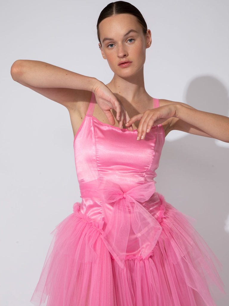Shahar Avnet Rock Princess Tulle Dress - Light Pink - Moxie TLV