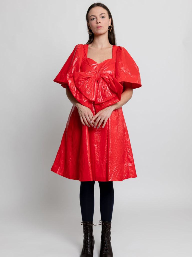 Shahar Avnet Strawberry Dress - Red - Moxie TLV