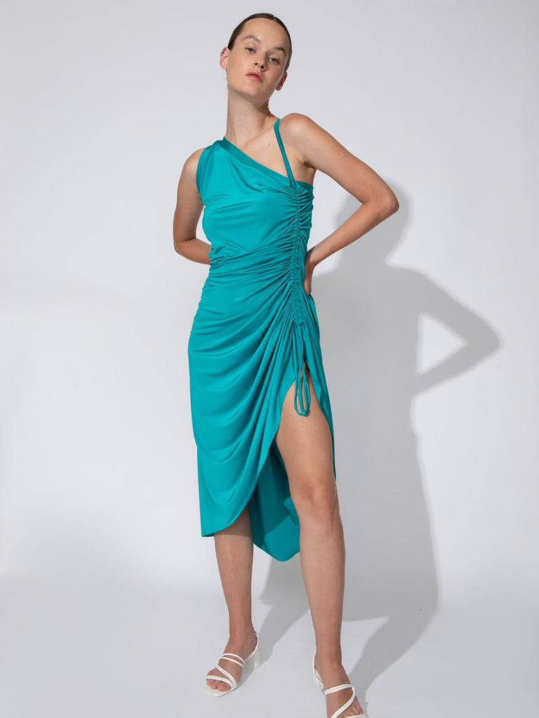 Shahar Avnet Summer Nights Dress - Turquoise - Moxie TLV