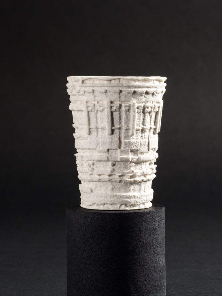 Tamara Efrat Porcelain Bauhaus Goblet III - Moxie Tel-Aviv
