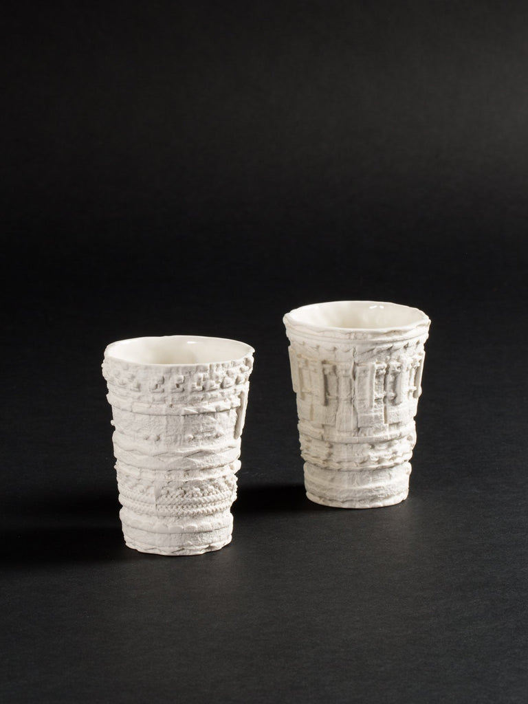 Tamara Efrat Porcelain Bauhaus Goblet Set II - Moxie Tel-Aviv