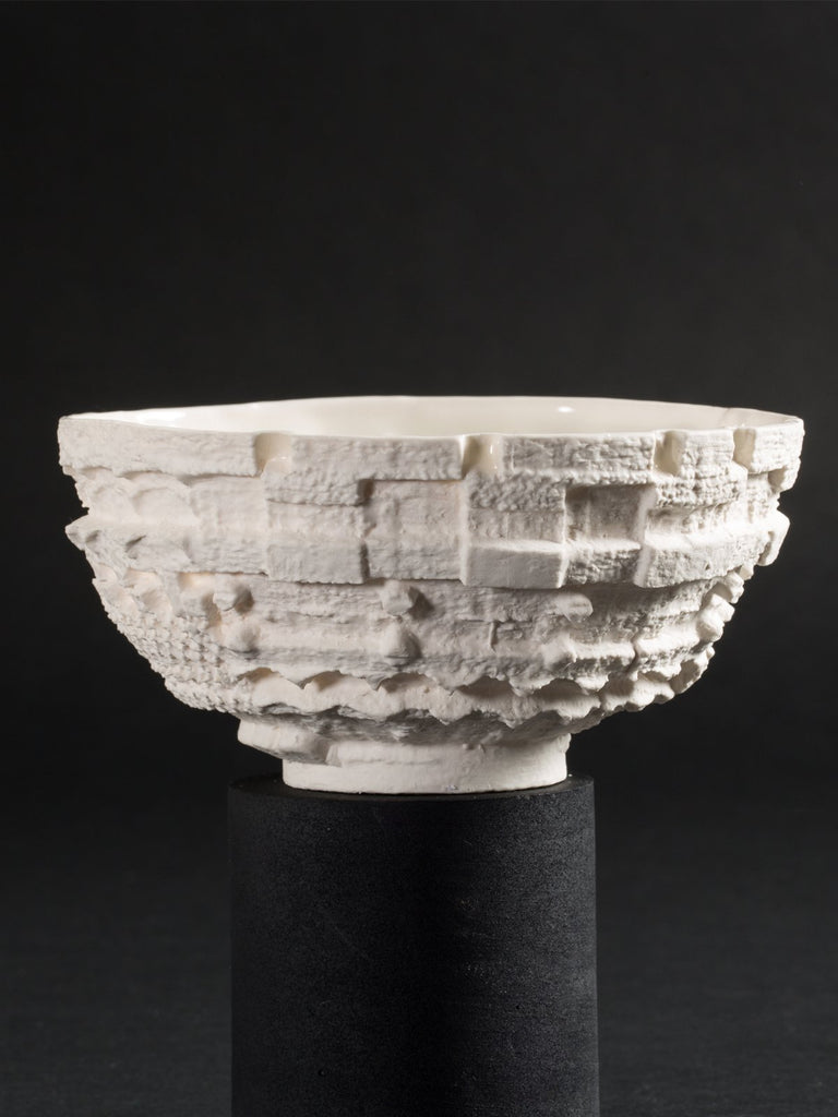 Tamara Efrat Porcelain Bauhaus Medium Bowl V - Moxie Tel-Aviv