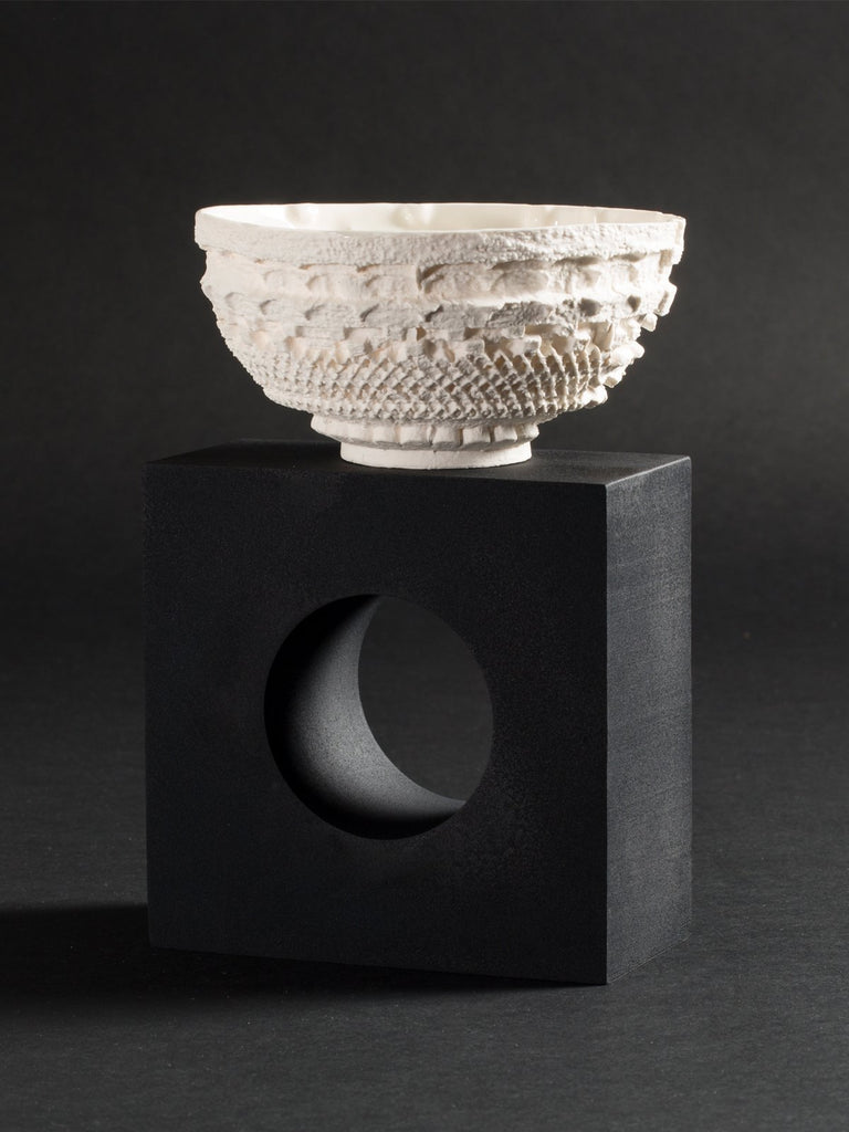 Tamara Efrat Porcelain Bauhaus Medium Bowl V - Moxie Tel-Aviv