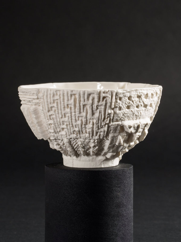 Tamara Efrat Porcelain Bauhaus Small Bowl III - Moxie Tel-Aviv