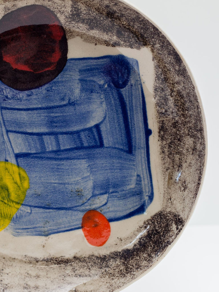 Yaara Oren Yael Ceramic Plate- Abstract X - Moxie Tel-Aviv