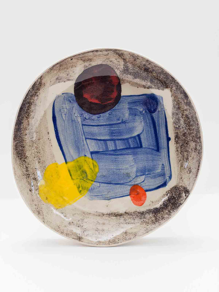 Yaara Oren Yael Ceramic Plate- Abstract X - Moxie Tel-Aviv