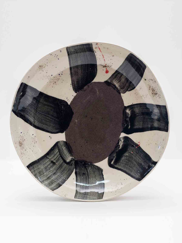 Yaara Oren Yael Ceramic Plate- Abstract XI - Moxie Tel-Aviv