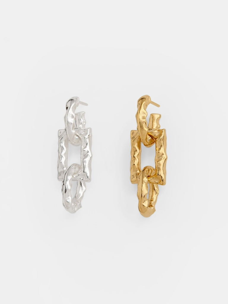 Yoster Shapes Chain Earrings - Moxie TLV